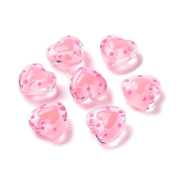 PandaHall Glass Heart Beads, with Enamel, Bead in Bead, Pink, 12x11.5~12.5x6.5~7mm, Hole: 0.8~1mm Glass Heart Pink
PandaHall Glass Heart Beads, with Enamel, Bead in Bead, Pink, 12x11.5~12.5x6.5~7mm, Hole: 0.8~1mm Glass Heart Pink