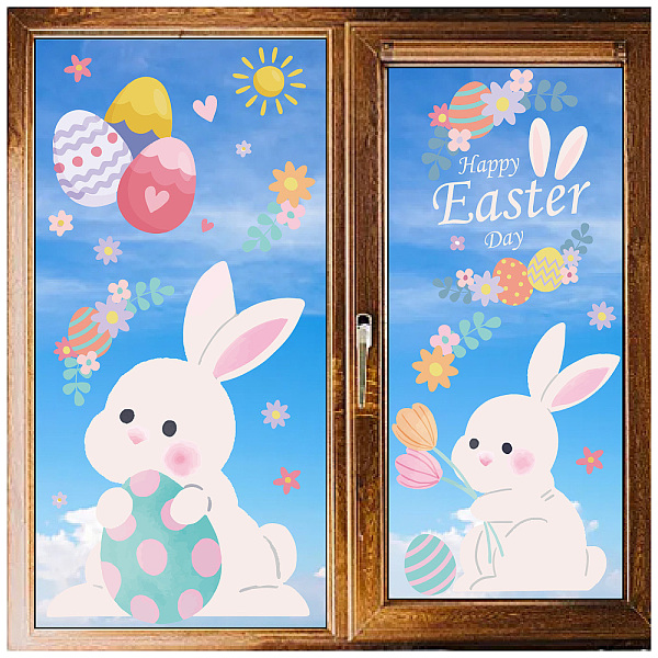 PandaHall 8 Sheets 8 Styles Easter Egg PVC Waterproof Wall Stickers, Self-Adhesive Decals, for Window or Stairway Home Decoration, Rectangle...
PandaHall 8 Sheets 8 Styles Easter Egg PVC Waterproof Wall Stickers, Self-Adhesive Decals, for Window or Stairway Home Decoration, Rectangle...