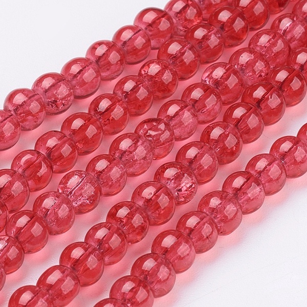 PandaHall Spray Painted Crackle Glass Beads Strands, Round, Red, 4mm, Hole: 1.1~1.3mm, about 200pcs/strand, 31.4 inch Glass Round Red
PandaHall Spray Painted Crackle Glass Beads Strands, Round, Red, 4mm, Hole: 1.1~1.3mm, about 200pcs/strand, 31.4 inch Glass Round Red