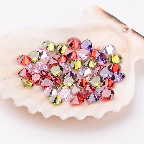 PandaHall Mixed Grade A Diamond Shaped Cubic Zirconia Cabochons, Faceted, 4x2.5mm Cubic Zirconia Diamond Multicolor
PandaHall Mixed Grade A Diamond Shaped Cubic Zirconia Cabochons, Faceted, 4x2.5mm Cubic Zirconia Diamond Multicolor