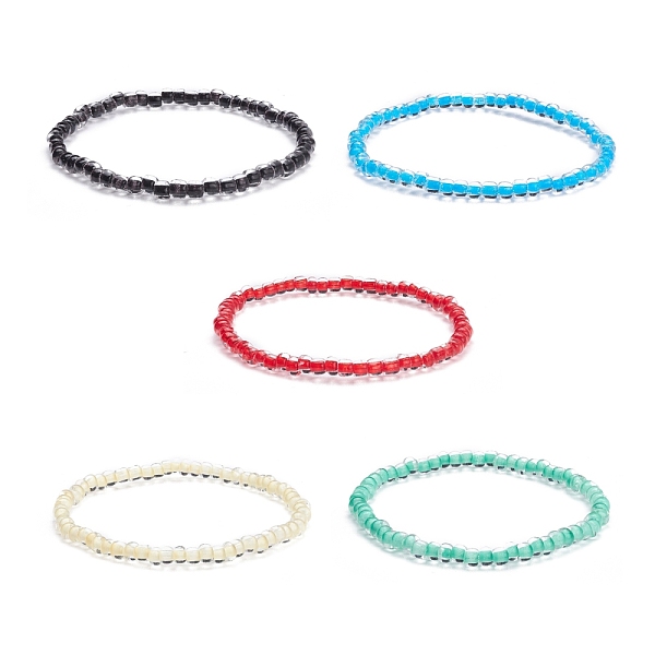 PandaHall Clear Crystal Glass Seed Beads Stretch Bracelet for Teen Girl Women, Mixed Color, Inner Diameter: 2-1/4 inch(5.6cm) Glass..., Multicolor
PandaHall Clear Crystal Glass Seed Beads Stretch Bracelet for Teen Girl Women, Mixed Color, Inner Diameter: 2-1/4 inch(5.6cm) Glass..., Multicolor