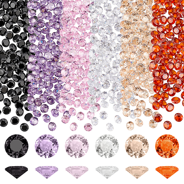 PandaHall 180Pcs 6 Colors Diamond Shape Grade A Cubic Zirconia Cabochons, Faceted, Mixed Color, 4x2.5mm, 30pcs/color Cubic Zirconia..., Multicolor
PandaHall 180Pcs 6 Colors Diamond Shape Grade A Cubic Zirconia Cabochons, Faceted, Mixed Color, 4x2.5mm, 30pcs/color Cubic Zirconia..., Multicolor