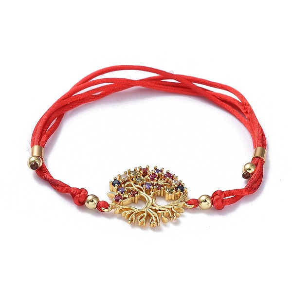 PandaHall Adjustable Nylon Cord Bracelets, Red String Bracelets, with Brass Micro Pave Cubic Zirconia Links, Packing Box, Tree, Red, 1...
PandaHall Adjustable Nylon Cord Bracelets, Red String Bracelets, with Brass Micro Pave Cubic Zirconia Links, Packing Box, Tree, Red, 1...