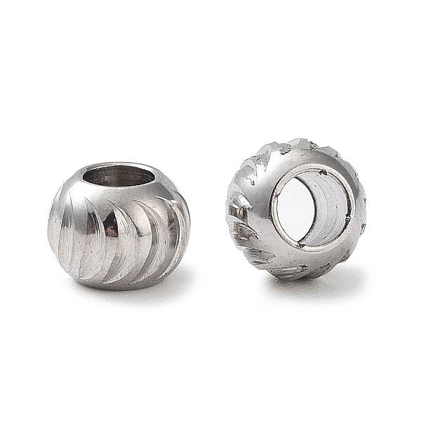 PandaHall 303 Stainless Steel Beads, Round with Moon Pattern, Stainless Steel Color, 6x4.5mm, Hole: 3mm 303 Stainless Steel Round
PandaHall 303 Stainless Steel Beads, Round with Moon Pattern, Stainless Steel Color, 6x4.5mm, Hole: 3mm 303 Stainless Steel Round