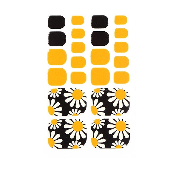 PandaHall Full-Cover Glitter Powder Toenail Wraps Stickers, Flower Star Tartan Self-adhesive Toenail Art Polish Decals, for Woman Girls DIY..., Yellow
PandaHall Full-Cover Glitter Powder Toenail Wraps Stickers, Flower Star Tartan Self-adhesive Toenail Art Polish Decals, for Woman Girls DIY..., Yellow