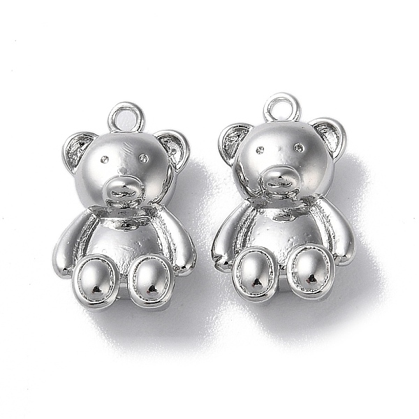PandaHall Brass Charms, Bear Charms, Real Platinum Plated, 14.5x9x4.5mm, Hole: 1.2mm Brass Bear
PandaHall Brass Charms, Bear Charms, Real Platinum Plated, 14.5x9x4.5mm, Hole: 1.2mm Brass Bear