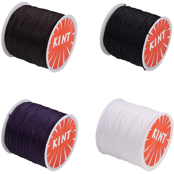 PandaHall JEWELEADER 4 Rolls 460 Yards Waxed Cord Polyester, Waxed Polyester Thread 0.5mm Round Rattail Waxed Beading String Cord for..., Multicolor
PandaHall JEWELEADER 4 Rolls 460 Yards Waxed Cord Polyester, Waxed Polyester Thread 0.5mm Round Rattail Waxed Beading String Cord for..., Multicolor