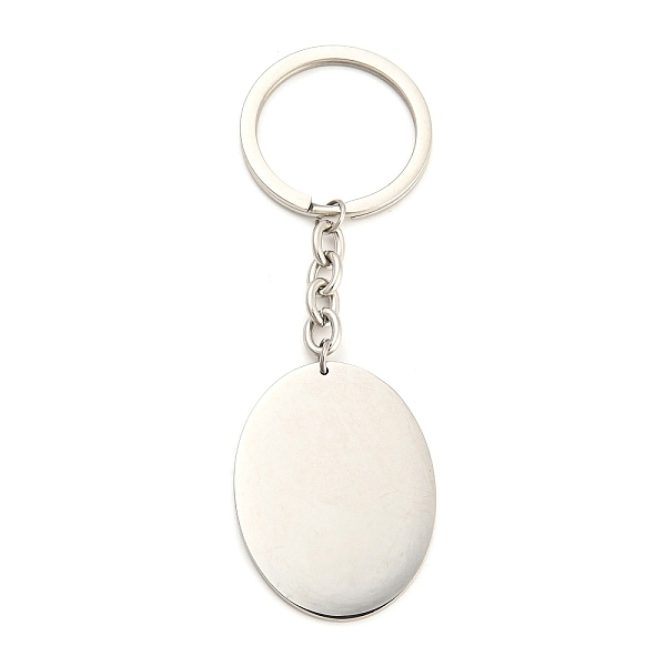 PandaHall 304 Stainless Steel Keychain, Smooth Surface, Oval, Stainless Steel Color, 91mm Stainless Steel Oval
PandaHall 304 Stainless Steel Keychain, Smooth Surface, Oval, Stainless Steel Color, 91mm Stainless Steel Oval