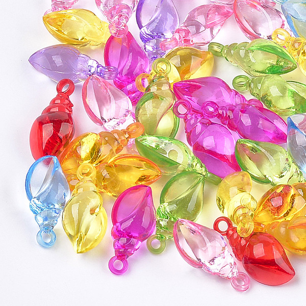 PandaHall Transparent Acrylic Pendants, Spiral Shell Shape, Mixed Color, 29.5~30x14x12mm, Hole: 3mm, about 335pcs/500g Acrylic Shell Shape..., Multicolor
PandaHall Transparent Acrylic Pendants, Spiral Shell Shape, Mixed Color, 29.5~30x14x12mm, Hole: 3mm, about 335pcs/500g Acrylic Shell Shape..., Multicolor