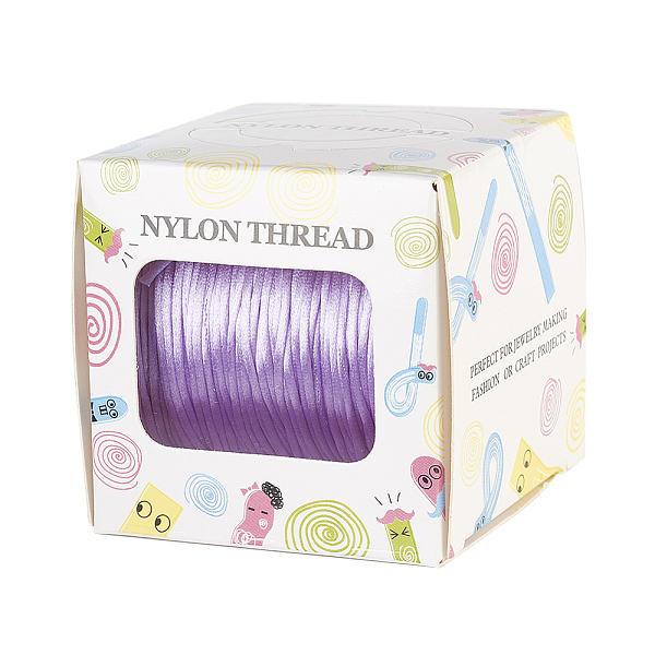 PandaHall Nylon Thread, Rattail Satin Cord, Medium Purple, 1.0mm, about 76.55 yards(70m)/roll Nylon Purple
PandaHall Nylon Thread, Rattail Satin Cord, Medium Purple, 1.0mm, about 76.55 yards(70m)/roll Nylon Purple