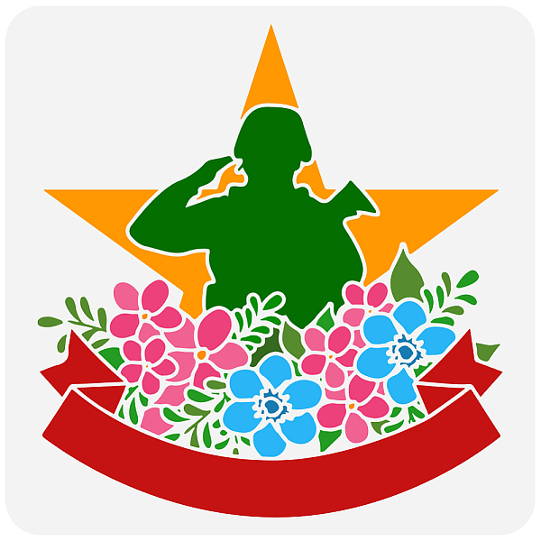 PandaHall FINGERINSPIRE Army Commendation Ceremony Painting Stencil 11.8x11.8inch Reusable Troop Recognition Ceremony Spraying Stencil Large...
PandaHall FINGERINSPIRE Army Commendation Ceremony Painting Stencil 11.8x11.8inch Reusable Troop Recognition Ceremony Spraying Stencil Large...