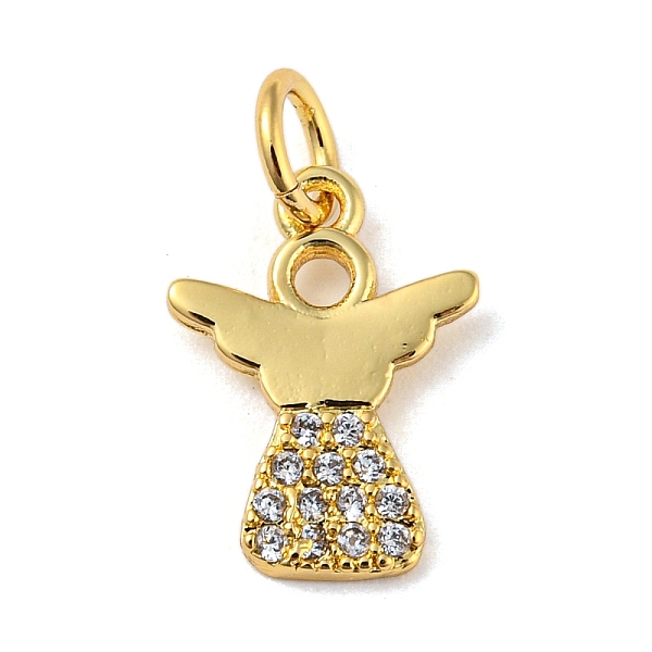 PandaHall Rack Plating Brass Micro Pave Cubic Zirconia Pendants, with Jump Ring, Cadmium Free & Lead Free, Long-Lasting Plated, Angel, Real..., Clear
PandaHall Rack Plating Brass Micro Pave Cubic Zirconia Pendants, with Jump Ring, Cadmium Free & Lead Free, Long-Lasting Plated, Angel, Real..., Clear