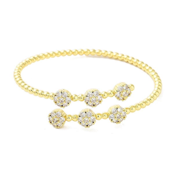 PandaHall Brass Micro Pave Cubic Zirconia Cuff Bangles, Long-Lasting Plated, Cadmium Free & Lead Free, Real 18K Gold Plated, Inner Diameter..., Clear
PandaHall Brass Micro Pave Cubic Zirconia Cuff Bangles, Long-Lasting Plated, Cadmium Free & Lead Free, Real 18K Gold Plated, Inner Diameter..., Clear