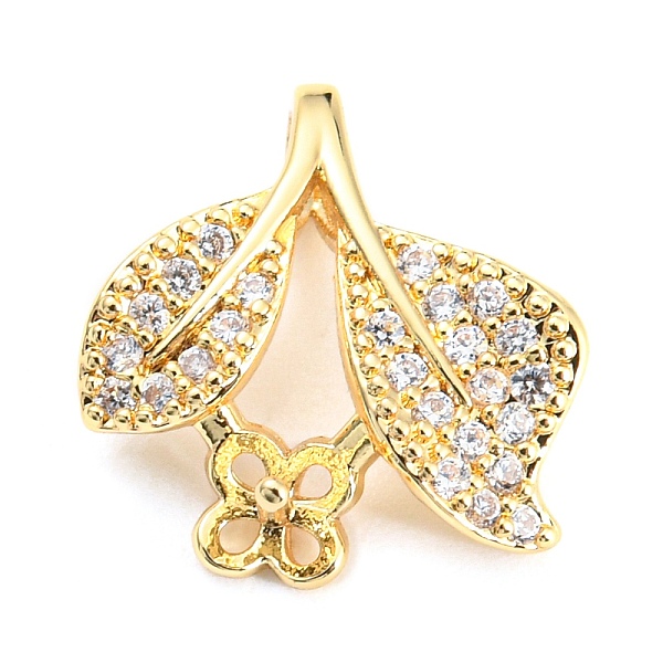 PandaHall Brass Micro Cubic Zirconia Peg Bail Charms, for Baroque Pearl Making, Leaf, Real 14K Gold Plated, 13.5x13x4.5mm, Hole: 3mm, Pin...
PandaHall Brass Micro Cubic Zirconia Peg Bail Charms, for Baroque Pearl Making, Leaf, Real 14K Gold Plated, 13.5x13x4.5mm, Hole: 3mm, Pin...