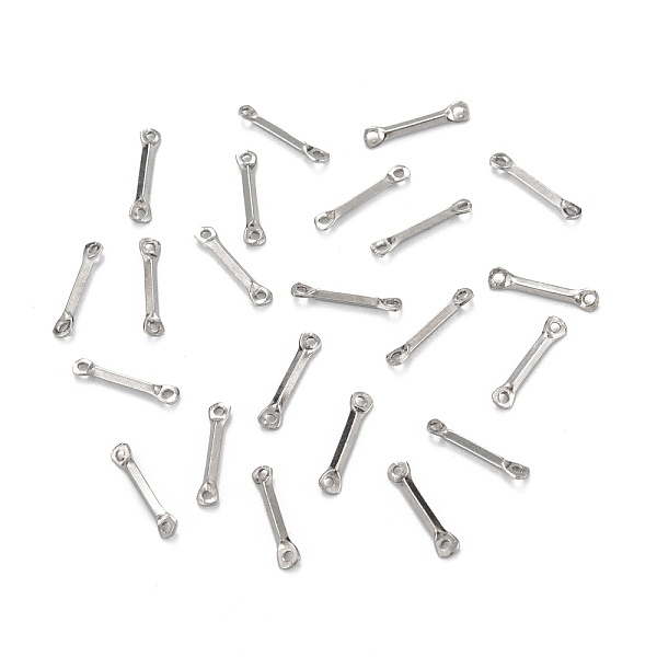 PandaHall 304 Stainless Steel Link Connectors, Stainless Steel Color, 11x2x1mm, Hole: 0.8mm 304 Stainless Steel Others
PandaHall 304 Stainless Steel Link Connectors, Stainless Steel Color, 11x2x1mm, Hole: 0.8mm 304 Stainless Steel Others