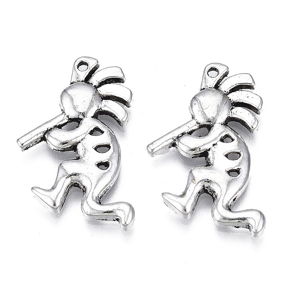 PandaHall Tibetan Style Alloy Pendants, Cadmium Free & Lead Free, Kokopelli, Antique Silver, 24x15x2.5mm, Hole: 1mm, about 610pcs/1000g...
PandaHall Tibetan Style Alloy Pendants, Cadmium Free & Lead Free, Kokopelli, Antique Silver, 24x15x2.5mm, Hole: 1mm, about 610pcs/1000g...
