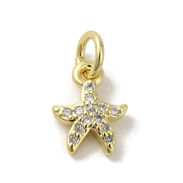 PandaHall Brass Micro Pave Cubic Zirconia Charms, Real 18K Gold Plated, Starfish Charms, Clear, 10.5x7.5x2mm, Hole: 3mm Brass+Cubic Zirconia...
PandaHall Brass Micro Pave Cubic Zirconia Charms, Real 18K Gold Plated, Starfish Charms, Clear, 10.5x7.5x2mm, Hole: 3mm Brass+Cubic Zirconia...