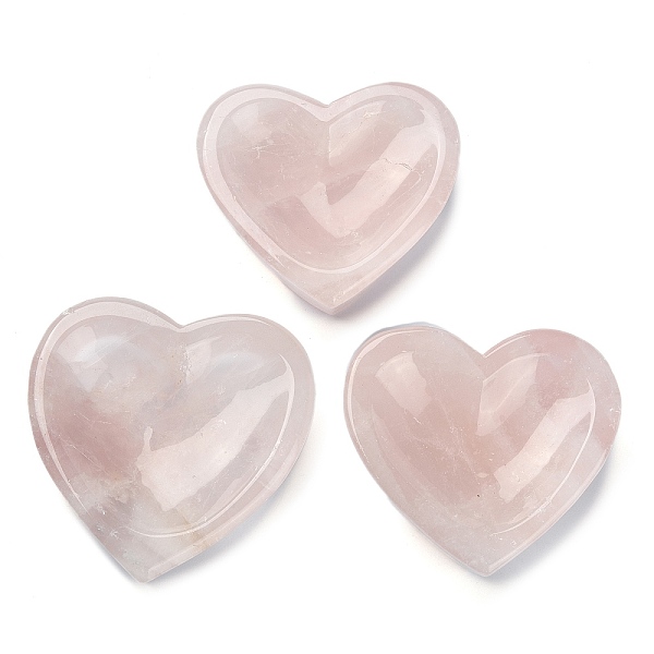 PandaHall Natural Rose Quartz Bowl, Home Decoration, Heart, 75.5~87x82~85.5x24~30mm, Inner Diameter: 44.5~55x65.5~69mm Rose Quartz Heart
PandaHall Natural Rose Quartz Bowl, Home Decoration, Heart, 75.5~87x82~85.5x24~30mm, Inner Diameter: 44.5~55x65.5~69mm Rose Quartz Heart