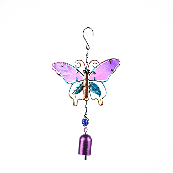 PandaHall Bell Wind Chimes, Glass & Iron Art Pendant Decorations, Butterfly, Orchid, 290x160mm Glass Butterfly Purple
PandaHall Bell Wind Chimes, Glass & Iron Art Pendant Decorations, Butterfly, Orchid, 290x160mm Glass Butterfly Purple