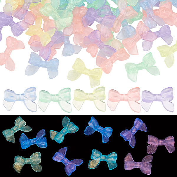 PandaHall 100Pcs 5 Colors Transparent Luminous Acrylic Beads, Glow in the Dark, with Glitter Powder, Bowknot, Mixed Color, 24x32x8mm, Hole..., Multicolor
PandaHall 100Pcs 5 Colors Transparent Luminous Acrylic Beads, Glow in the Dark, with Glitter Powder, Bowknot, Mixed Color, 24x32x8mm, Hole..., Multicolor