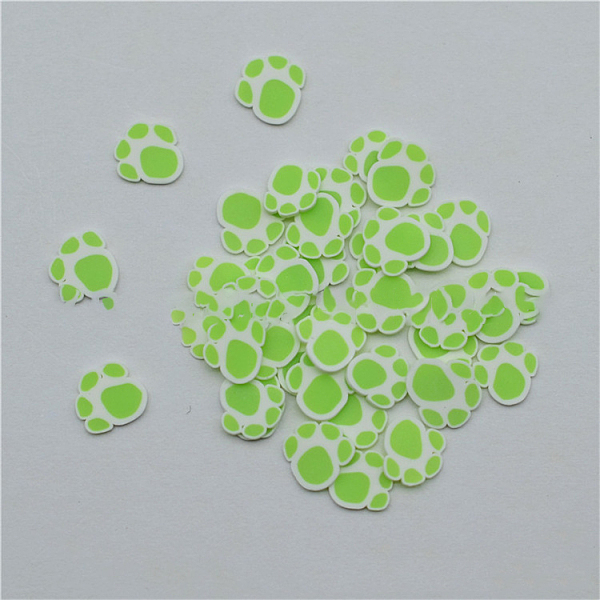PandaHall Handmade Polymer Clay Cabochons, Dog Paw, Light Green, 5~6.5x5~6.5x6mm Polymer Clay Palm
PandaHall Handmade Polymer Clay Cabochons, Dog Paw, Light Green, 5~6.5x5~6.5x6mm Polymer Clay Palm