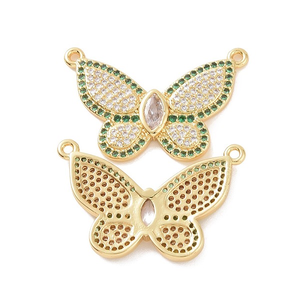 PandaHall Brass Micro Pave Cubic Zirconia 2-Loop Pendants, Butterfly Charm, Golden, Green, 18x18x3mm, Hole: 1.2mm Brass+Cubic Zirconia...
PandaHall Brass Micro Pave Cubic Zirconia 2-Loop Pendants, Butterfly Charm, Golden, Green, 18x18x3mm, Hole: 1.2mm Brass+Cubic Zirconia...