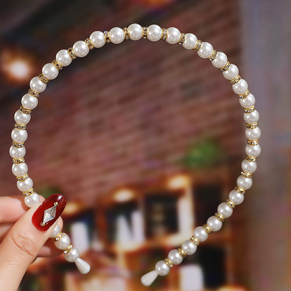 PandaHall Pearl Hair Bands, Bridal Hair Bands Party Wedding Hair Accessories for Women Girls, Golden, 150mm Plastic
PandaHall Pearl Hair Bands, Bridal Hair Bands Party Wedding Hair Accessories for Women Girls, Golden, 150mm Plastic