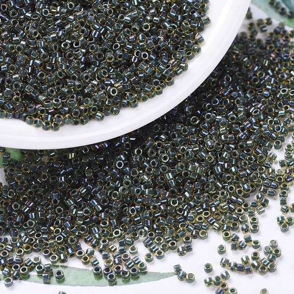 PandaHall MIYUKI Delica Beads, Cylinder, Japanese Seed Beads, 11/0, (DB0273) Forest Green Lined Topaz AB, 1.3x1.6mm, Hole: 0.8mm, about...
PandaHall MIYUKI Delica Beads, Cylinder, Japanese Seed Beads, 11/0, (DB0273) Forest Green Lined Topaz AB, 1.3x1.6mm, Hole: 0.8mm, about...