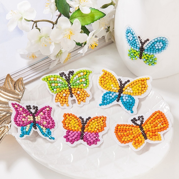 PandaHall DIY Sticker Diamond Painting Kit, Including Resin Rhinestones Bag, Diamond Sticky Pen, Tray Plate and Glue Clay, Butterfly...
PandaHall DIY Sticker Diamond Painting Kit, Including Resin Rhinestones Bag, Diamond Sticky Pen, Tray Plate and Glue Clay, Butterfly...