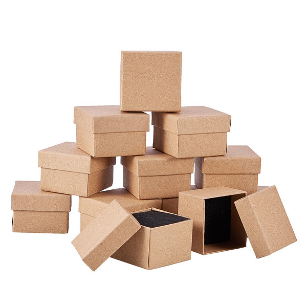 PandaHall Cardboard Jewelry Boxes, with Sponge, for Ring, Square, Tan, 5x5x3.2cm Paper Square Orange
PandaHall Cardboard Jewelry Boxes, with Sponge, for Ring, Square, Tan, 5x5x3.2cm Paper Square Orange