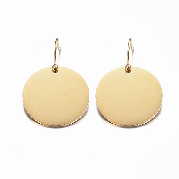 PandaHall 304 Stainless Steel Dangle Earrings, Hypoallergenic Earrings, Blank Flat Round, Mixed Color, 30x21x1mm, Pin: 0.8mm 304 Stainless..., Multicolor
PandaHall 304 Stainless Steel Dangle Earrings, Hypoallergenic Earrings, Blank Flat Round, Mixed Color, 30x21x1mm, Pin: 0.8mm 304 Stainless..., Multicolor
