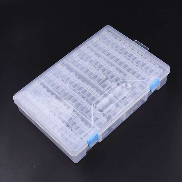 PandaHall Plastic Bead Containers, Flip Top Bead Storage, For Seed Beads Storage Box, with PP Plastic Packing Box, Rectangle, Clear, 112pcs...
PandaHall Plastic Bead Containers, Flip Top Bead Storage, For Seed Beads Storage Box, with PP Plastic Packing Box, Rectangle, Clear, 112pcs...