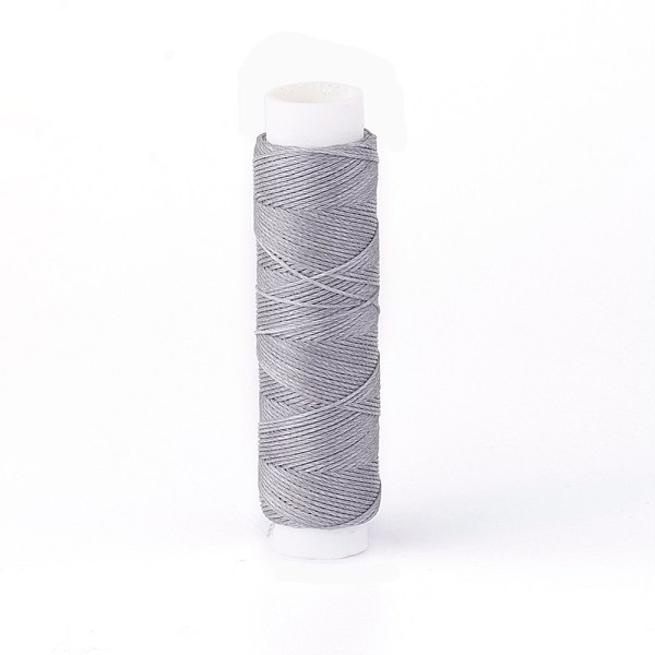 PandaHall Round Waxed Polyester Twisted Cord, Micro Macrame Cord, for Leather Projects, Bookbinding, Light Grey, 0.65mm, about 21.87 yards..., Gray
PandaHall Round Waxed Polyester Twisted Cord, Micro Macrame Cord, for Leather Projects, Bookbinding, Light Grey, 0.65mm, about 21.87 yards..., Gray