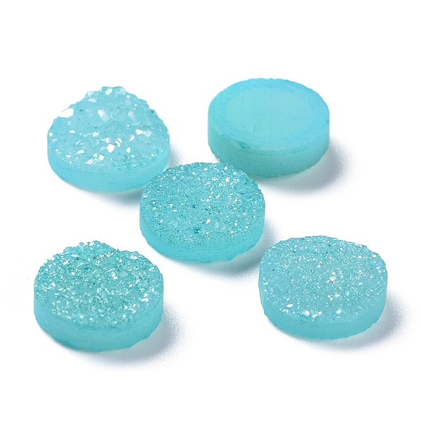 PandaHall Natural Druzy Agate Cabochons, Dyed, Flat Round, Deep Sky Blue, 10x3mm Druzy Agate Flat Round
PandaHall Natural Druzy Agate Cabochons, Dyed, Flat Round, Deep Sky Blue, 10x3mm Druzy Agate Flat Round