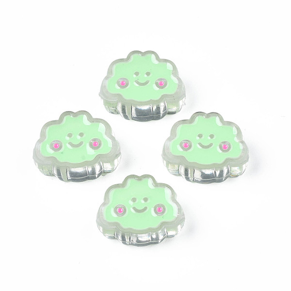 PandaHall Transparent Acrylic Beads, with Enamel, Cloud, Pale Green, 15x20x8mm, Hole: 3mm Acrylic Cloud
PandaHall Transparent Acrylic Beads, with Enamel, Cloud, Pale Green, 15x20x8mm, Hole: 3mm Acrylic Cloud