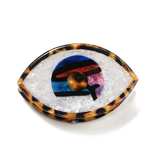 PandaHall Eye Shape PVC Claw Hair Clips for Woman Girls, with Iron Findings, Marine Blue, 44.5~45.5x74.5~76x34~37mm PVC Eye
PandaHall Eye Shape PVC Claw Hair Clips for Woman Girls, with Iron Findings, Marine Blue, 44.5~45.5x74.5~76x34~37mm PVC Eye