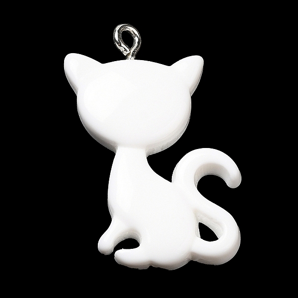 PandaHall Opaque Resin Pendants, Cat Shaped Charms with Platinum Tone Iron Loops, White, 30~30.5x21x4~5mm, Hole: 2mm Iron+Resin Cat Shape...
PandaHall Opaque Resin Pendants, Cat Shaped Charms with Platinum Tone Iron Loops, White, 30~30.5x21x4~5mm, Hole: 2mm Iron+Resin Cat Shape...