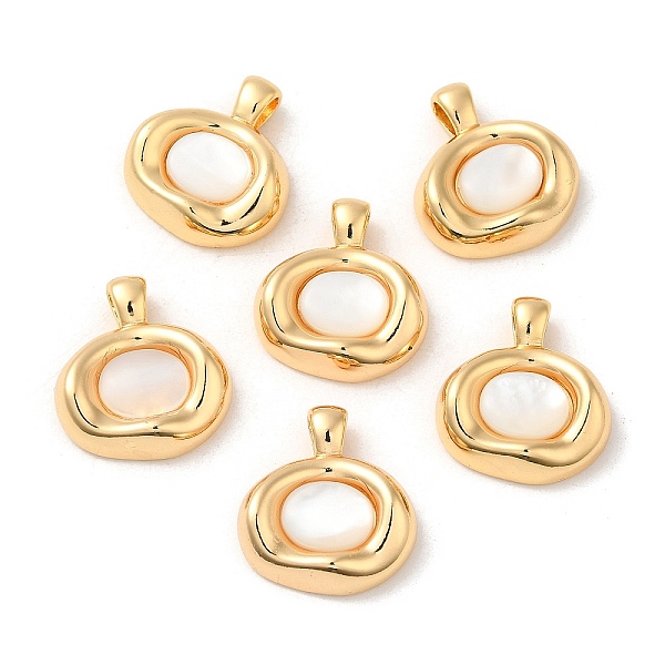 PandaHall Brass Pave Shell Pendants, Oval Charms, Real 18K Gold Plated, 21x19x6mm, Hole: 4.5x3mm Shell Oval
PandaHall Brass Pave Shell Pendants, Oval Charms, Real 18K Gold Plated, 21x19x6mm, Hole: 4.5x3mm Shell Oval