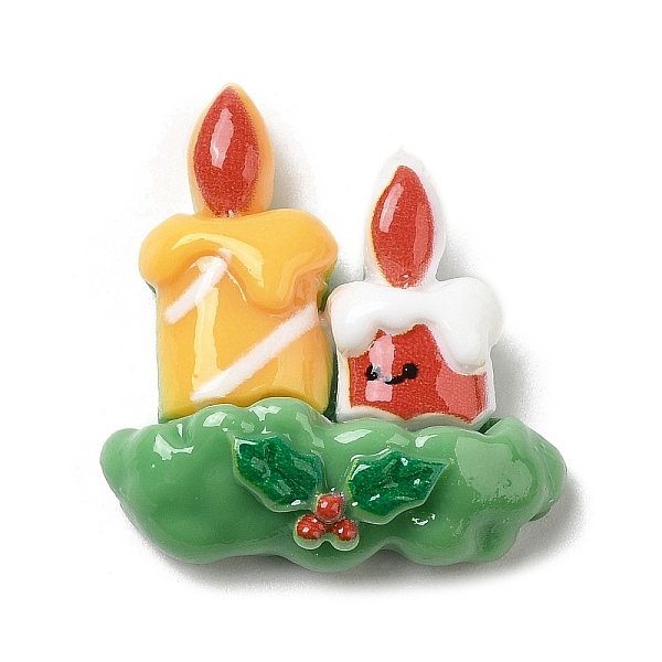PandaHall Christmas Theme Opaque Resin Cabochons, for Jewelry Making, Candles, 27x25x8mm Resin Others
PandaHall Christmas Theme Opaque Resin Cabochons, for Jewelry Making, Candles, 27x25x8mm Resin Others