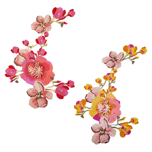 PandaHall 2Pcs 2 Colors Flower Pattern Polyester Computerized Embroidery Cloth Sew on Appliques, Costume Cheongsam Accessories, Mixed Color..., Multicolor
PandaHall 2Pcs 2 Colors Flower Pattern Polyester Computerized Embroidery Cloth Sew on Appliques, Costume Cheongsam Accessories, Mixed Color..., Multicolor