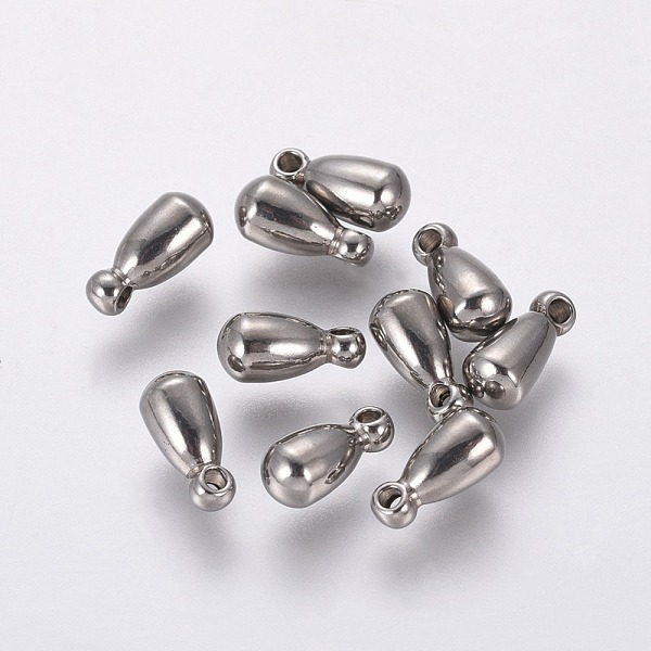 PandaHall 201 Stainless Steel Charms, Chain Tags, Teardrop, Stainless Steel Color, 7x3.5mm, Hole: 1mm 201 Stainless Steel
PandaHall 201 Stainless Steel Charms, Chain Tags, Teardrop, Stainless Steel Color, 7x3.5mm, Hole: 1mm 201 Stainless Steel