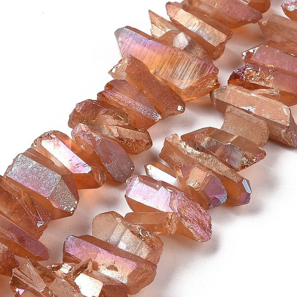 PandaHall Natural Quartz Crystal Points Beads Strands, Dyed, Nuggets, Coral, 15~30x4~8x4~7mm, Hole: 1mm, 8 inch Quartz Crystal Nuggets Red
PandaHall Natural Quartz Crystal Points Beads Strands, Dyed, Nuggets, Coral, 15~30x4~8x4~7mm, Hole: 1mm, 8 inch Quartz Crystal Nuggets Red