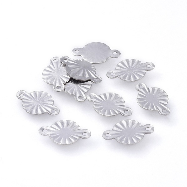PandaHall 201 Stainless Steel Links connectors, 15x9x0.5mm, Hole: 1mm 201 Stainless Steel Flat Round
PandaHall 201 Stainless Steel Links connectors, 15x9x0.5mm, Hole: 1mm 201 Stainless Steel Flat Round
