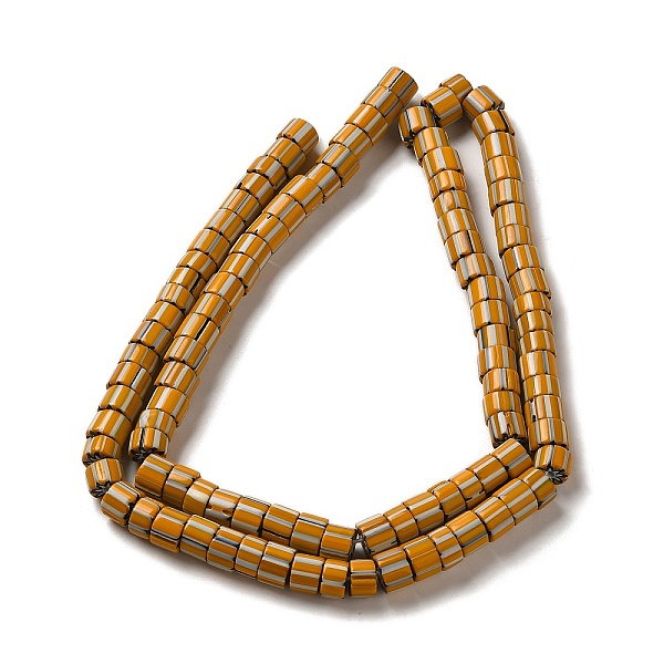 PandaHall Handmade Nepalese Lampwork Beads, Column with Stripe, Gold, 7x4mm, Hole: 2mm, about 103~134pcs/strand, 25.59~26.38''(65~67cm)...
PandaHall Handmade Nepalese Lampwork Beads, Column with Stripe, Gold, 7x4mm, Hole: 2mm, about 103~134pcs/strand, 25.59~26.38''(65~67cm)...