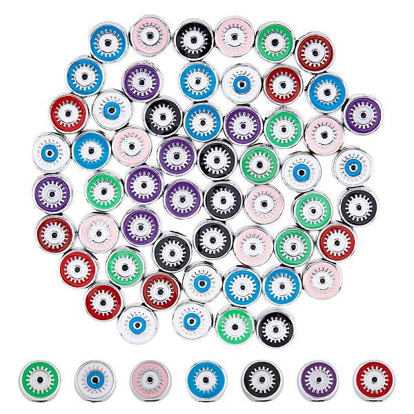PandaHall DICOSMETIC 56Pcs Flat Eye Beads 7 Colors Turkish Eye Beads Evil Eye Disc Beads Flat Round CCB Plastic European Spacer Beads Large..., Multicolor
PandaHall DICOSMETIC 56Pcs Flat Eye Beads 7 Colors Turkish Eye Beads Evil Eye Disc Beads Flat Round CCB Plastic European Spacer Beads Large..., Multicolor