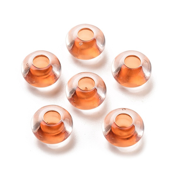 PandaHall Transparent Acrylic European Beads, Large Hole Beads, Rondelle, Dark Orange, 14x8.5mm, Hole: 5.5mm, about 537pcs/500g Acrylic...
PandaHall Transparent Acrylic European Beads, Large Hole Beads, Rondelle, Dark Orange, 14x8.5mm, Hole: 5.5mm, about 537pcs/500g Acrylic...