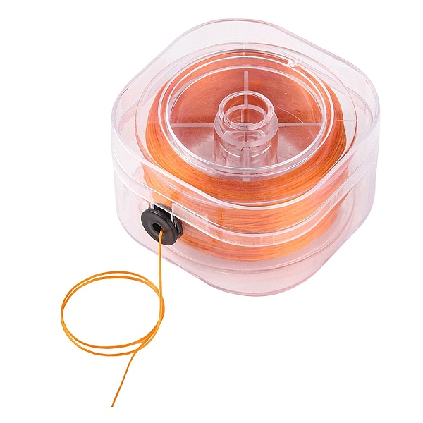 PandaHall Round Elastic Crystal String, Elastic Beading Thread, for Stretch Bracelet Making, Orange, 0.8mm, about 98.43 Yards(90m)/Box...
PandaHall Round Elastic Crystal String, Elastic Beading Thread, for Stretch Bracelet Making, Orange, 0.8mm, about 98.43 Yards(90m)/Box...