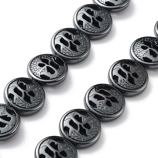 PandaHall Synthetic Non-Magnetic Hematite Hollow Beads Strands, Flat Round with Tree, 12.5x4.5mm, Hole: 1.4mm, about 33pcs/strand, 15.91...
PandaHall Synthetic Non-Magnetic Hematite Hollow Beads Strands, Flat Round with Tree, 12.5x4.5mm, Hole: 1.4mm, about 33pcs/strand, 15.91...