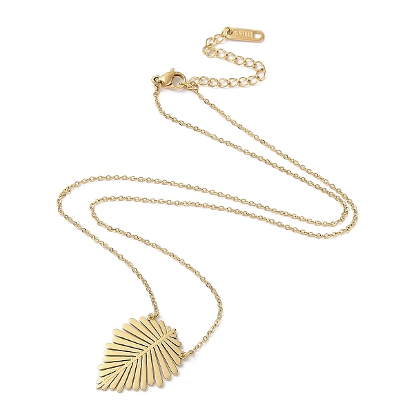 PandaHall 304 Stainless Steel Tropical Leaf Pendant Necklace for Women, Golden, 16.54 inch(42cm) 304 Stainless Steel Leaf
PandaHall 304 Stainless Steel Tropical Leaf Pendant Necklace for Women, Golden, 16.54 inch(42cm) 304 Stainless Steel Leaf