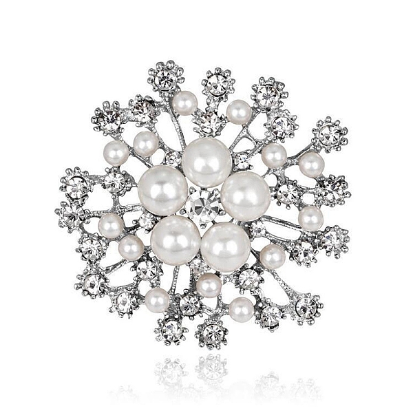 PandaHall Flower Alloy Rhinestone Brooches for Women, Platinum, 45x45mm Alloy+Rhinestone Flower
PandaHall Flower Alloy Rhinestone Brooches for Women, Platinum, 45x45mm Alloy+Rhinestone Flower